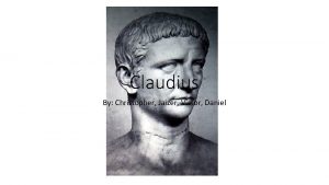 Claudius early life