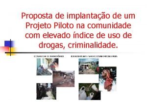 Proposta de implantao de um Projeto Piloto na