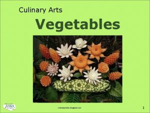 5 classification of vegetables