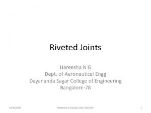 Rivet joint types