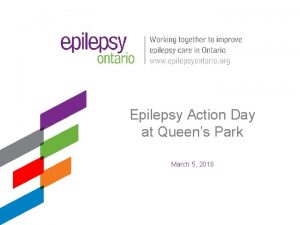 Epilepsy Action Day at Queens Park March 5