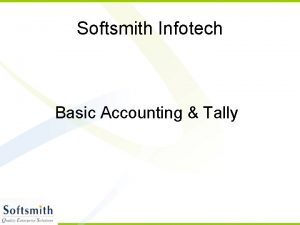 Tally basics