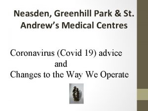 Greenhill park medical centre