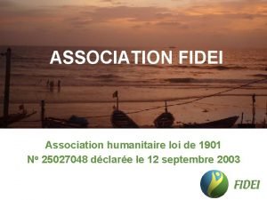 Loi association sénégal