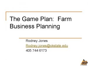 Game farming business plan Game farming business plan