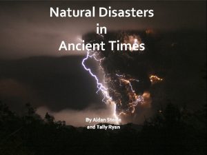 Ancient natural disasters