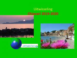 Uitwisseling Chiavari 2019 2020 vergroot je wereld GCN