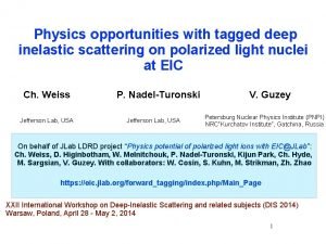 Physics opportunities with tagged deep inelastic scattering on