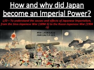 How did japan become an imperial power