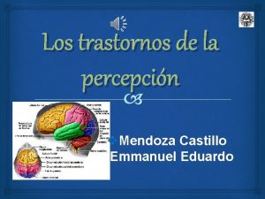 Los trastornos de la percepcin v Mendoza Castillo