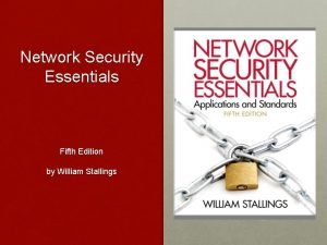 Network security essentials 5th edition