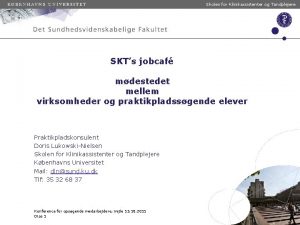 Dentaljob klinikassistent Dentaljob klinikassistent