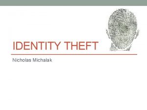 What is identity What is identity