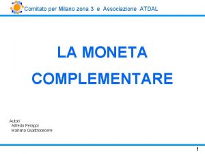 Comitato per Milano zona 3 e Associazione ATDAL