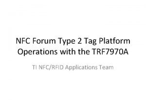 Nfc forum type