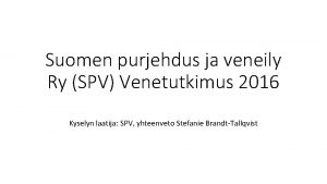 Suomen purjehdus ja veneily