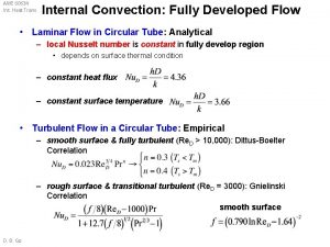 Sieder tate equation