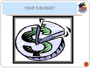 YEAR 5 BUDGET 1 Budget Worksheet Keep in