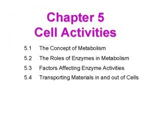 Catabolic reaction