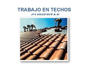 Tipos de caidas de techos