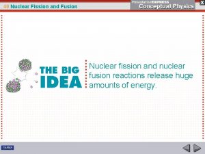 40 Nuclear Fission and Fusion Nuclear fission and