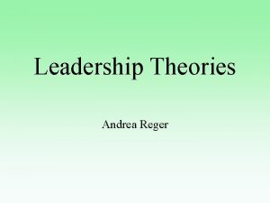 Andrea reger