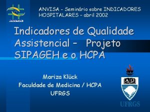 Indicadores hospitalares anvisa