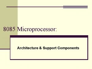 Microprocessor initiated operations