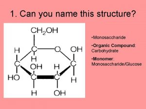 Carbohydrate organic compound