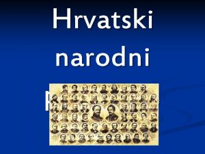 Hrvatski narodni preporod n Napredne prosvjetiteljske ideje o