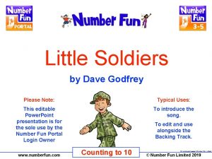 The two little soldiers exercise