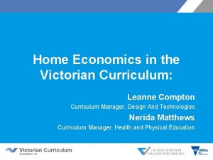 Victorian curriculum economics and business