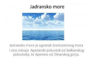 Najdublje jadransko more