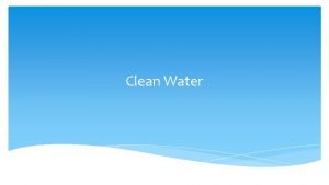 Clean Water Filtration Project Clean Water Science Kit