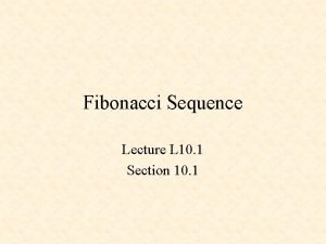 Fibonacci sequence in hex