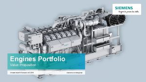 Siemens gas engines