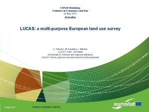 ESPON Workshop Evidence on European Land Use 24