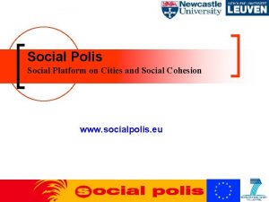 Social Polis Social Platform on Cities and Social
