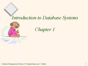 Introduction to Database Systems Chapter 1 Database Management