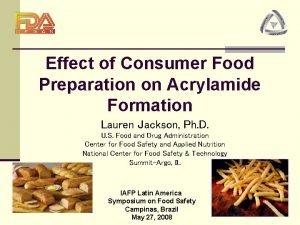 Acrylamide in bread