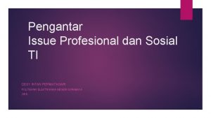 Issue profesional