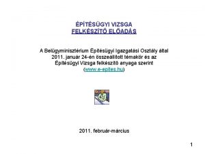 építésügyi vizsga építésügyi vizsga