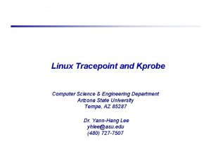 Linux tracepoint