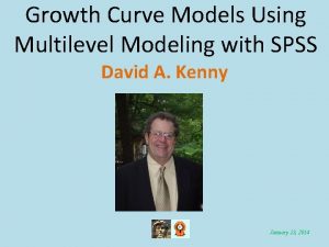 Growth curve modeling spss