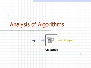 Counting primitive operations