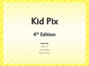 Kid pix 90s