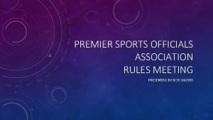 Premier sports officials association