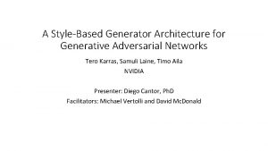 A StyleBased Generator Architecture for Generative Adversarial Networks