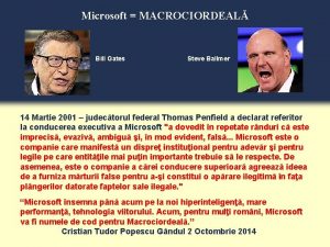 Microsoft MACROCIORDEAL Bill Gates Steve Ballmer 14 Martie