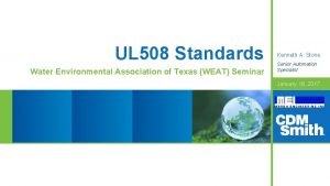 Ul 508 standard